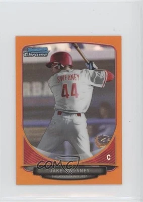 2013 Bowman Chrome Minis Orange Refractor /15 Jake Sweaney #108 - Image 1 of 2