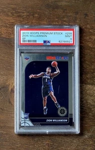 2019 SP ZION WILLIAMSON Panini Hoops Premium Stock PSA 9 Rookie RC #258 - Picture 1 of 2