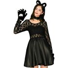 [Bright Lala] Halloween Cosplay schwarz Katze Tier Katze weiß Katze Kostüm Jys-006-B