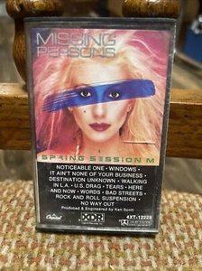Missing Persons Spring Session M Cassette 4N 16460 Vintage 1982 - Picture 1 of 3