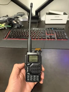 Quansheng UV-K5 50-600MHZ UHF VHF DTMF AM FM NOAA Dual-Band 2-Way Radio - Photo 1/6