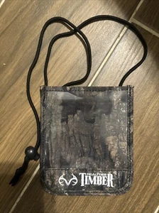 RealTree Timber I.D. Camo Drop Badge Holder Lanyard 2023 Shot Show Swag NEW - Picture 1 of 2