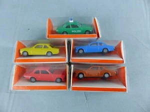 EURO MODEL lot de 5 voitures OPEL ASCONA POLIZEI échelle Ho 1:87 en boite - Imagen 1 de 3