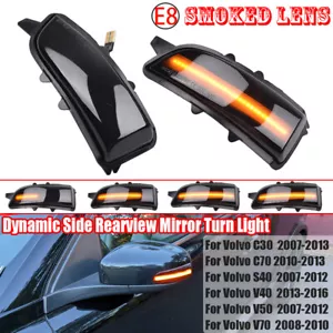 For Volvo C30 C70 S40 V40 V50 V70 S60 LED Dynamic Turn Signal Light Side Marker - Bild 1 von 12