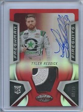 Tyler Reddick 2018 Certified Freshman Firesuits Red Patch Auto /25 Rookie NASCAR