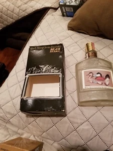 Jim Beam Bourbon Empty Decanter Collector Bottle Duck Series Ruddy Ducks W/ BOX  - Picture 1 of 4