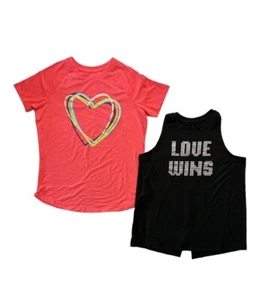 Member's Mark Girl's 2-Pack Moisture Wicking Lightweight Active Tees 10/12 - Picture 1 of 5