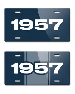 1957 Customizable License Plate - 15 colors - 4 font styles - Picture 1 of 67