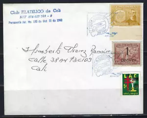 'CALI- COLOMBIA.- CLUB FILATELICO DE CALI.- 1939- 2001.- VALLE DEL CAUCA- RARE - Picture 1 of 1
