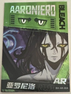Ulquiorra Shifar  AARONIERO BH-AR-004 Thousand Year Blood War Bleach CCG  Card - Image 1 of 3