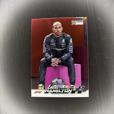 2024 Topps Chrome Paddock Pass Formula 1 - #6 Lewis Hamilton Chrome - Image 1 of 2