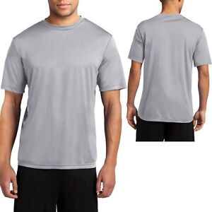 Mens Moisture Wicking T-Shirt Dri Fit Workout Gym Exercise Tee XS-XL 2XL 3XL 4XL