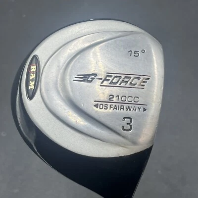 Ram G-Force 210CC 15* Driver eje de grafito medio firme diestro #3 diseño Mid Kick Tour Foto 1 de 4