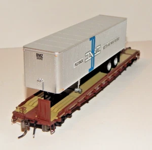 Rapido Trains HO #138017A TTX Early Red Scheme F30D TOFC Flatcar RTR #475071 NEW - Picture 1 of 7