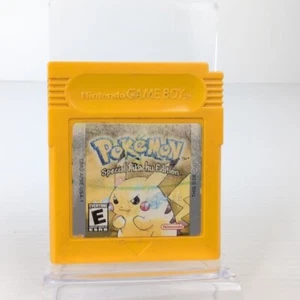Pokemon Yellow Game Boy USA Version NEW Battery - Imagen 1 de 9