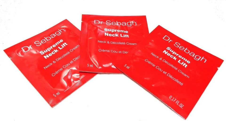 Lifting de cuello Dr. Sebagh Supreme 15 ml (3 x 0,17 OZ Paquetes de muestra) Foto 1 de 1