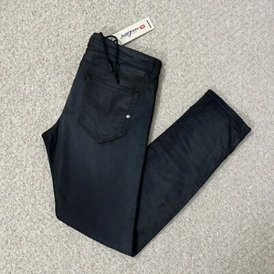DIESEL THAVAR SPC-NE Jog Jeans Stretch Fit Black/Blue W38 L35 BNWT - Picture 1 of 18