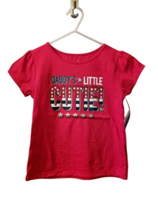 Celebrate! Patriotic Red "Daddy's Little Cutie" Infant T-Shirt - 18 months - Picture 1 of 2