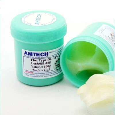 AMTECH NC-559-ASM 100g Solder Paste Flux Cream SMT PCB IC Löten Lead-free A3GE - Bild 1 von 4