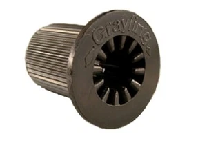Llave de cabeza ancha de tiro con arco gris herramienta flecha cabeza ancha negra hecha EE. UU. GOP-82 - Imagen 1 de 1