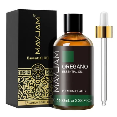MAYJAM Oregano Rein Ätherische Öle 100ml Aromatherapie Duftöl für Diffuser Aroma