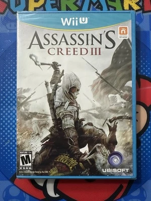 Assassin's Creed III 3 (Nintendo Wii U, 2012) Nuevo Sellado de Fábrica Nuevo en Caja Foto 1 de 2