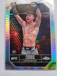 2024 Topps Chrome Diego Lopez RC Prizm Refractor #26 Free Postage - Picture 1 of 2