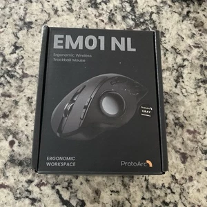 EM01 NL Ergonomische Kabellose Trackball Maus ProtoArc - Bild 1 von 15