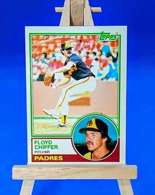 1983 Topps - Floyd Chiffer #298 - Pitcher - San Diego Padres EXNM - Image 1 of 3