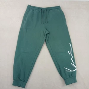 VTG Karl Kani Small Mens Jogger Pants 90s Embroidered Fits S-Large Pockets - Picture 1 of 17