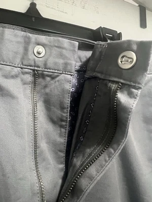 Calça social masculina Bonobos Weekday Warrior Friday ajuste sob medida cinza 38x32 - Imagem 1 de 4