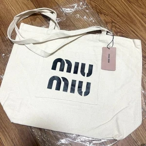 Miu Miu Limited Edtion White Tote Bag Made In Italy - Bild 1 von 4