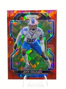 2021 Panini Prizm - [Base] - Red Ice Prizm #153 - Jeff Okudah - Bild 1 von 2