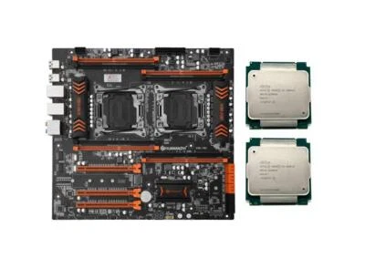 Intel Xeon x99 F8D Motherboard Intel Xeon E5-2696v3 36c/72t 2.3GHz M.2 EATX - Image 1 of 4