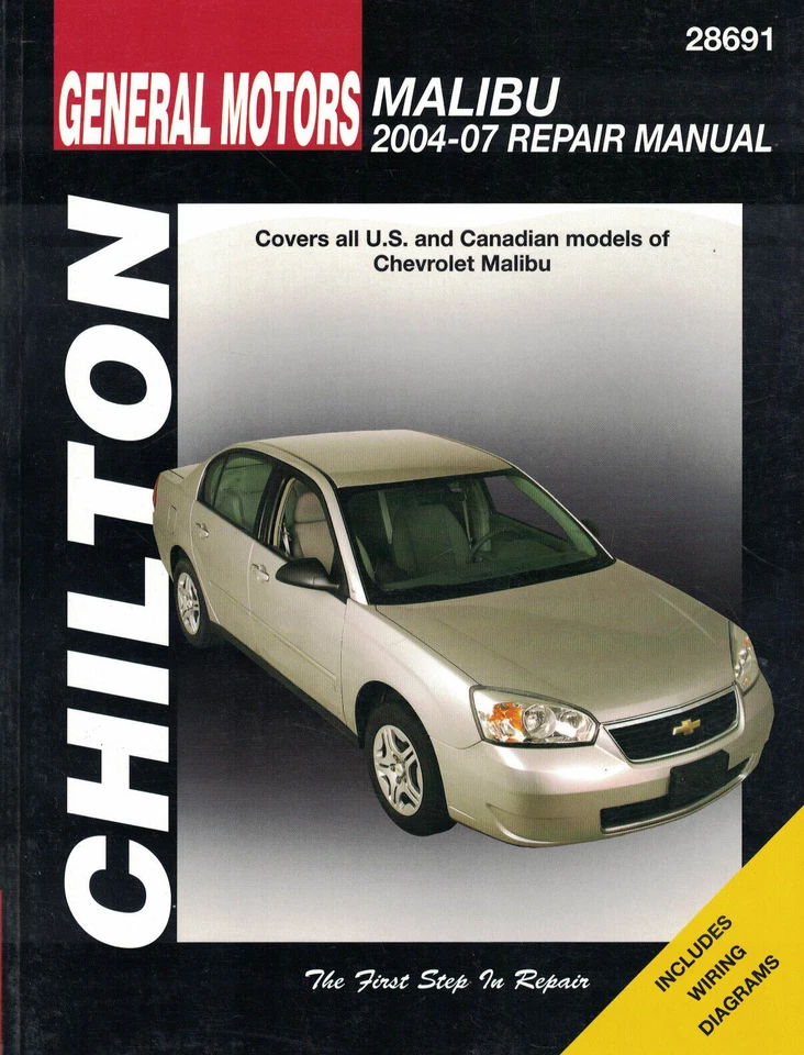 Manual de reparación Chilton: Chevrolet Malibu, 2004-2007. Foto 1 de 1