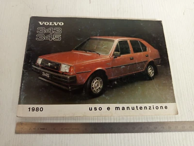 manuale uso manutenzione originale 1980 Volvo 343 345 italiano - Immagine 1 di 4