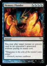 WOTC MtG Shadowmoor Memory Plunder (R) EX