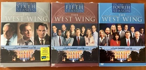 West Wing Seasons 4,5,6 DVD Sets Seasons 5 & 6 in Shrink Wrap Season 4 Open VG+ - Picture 1 of 5