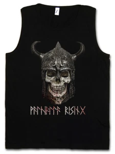 VIKING SKULL I TANK TOP Runen Walhalla Odin Thor Norse Wikinger Boot - Bild 1 von 1