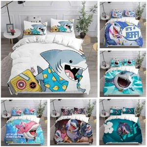 Marvel Rivals Jeff the Land Shark 3D Duvet Cover Bedding Set Pillowcase Quilt - Picture 1 of 36