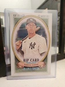 2021 Topps Allen & Ginter AARON JUDGE Box Topper Triple Rip Card #85/99 ripped - Picture 1 of 3