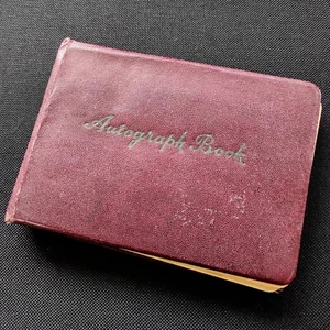 Autograph Book West Bromich Albion 1955 Sussex Cricket Worcestershire Cricket - Picture 1 of 9