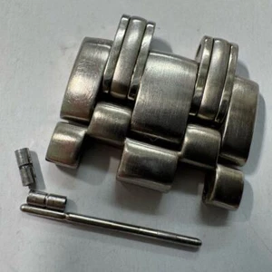 OMEGA Genuine 1.5 Link Seamaster 1501/823 Men's Watch Bracelet Parts SS 18mm #1 - Picture 1 of 4