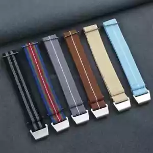 Pulsera de paracaídas Tropas Francesas 18/20/22 mm unisex correas deportivas correa de reloj de nailon - Imagen 1 de 46