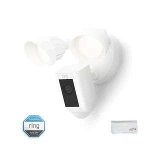 Ring - Floodlight Cam Plus Cámara de Vigilancia Exterior con Cable 1080p * TOTALMENTE NUEVA * - Imagen 1 de 11