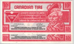 Canadian Tire Paper Money- CTC S28-C08 2x Consecutive Notes *187 - Picture 1 of 2