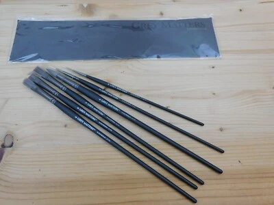 Juego de seis cepillos Jack Richeson Grey Matters Artist para aceites 989901 Foto 1 de 4