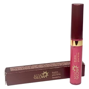 Avon Glow Lip Gloss Sunset Pink 0.24 oz Full Size New w/Box - Picture 1 of 8