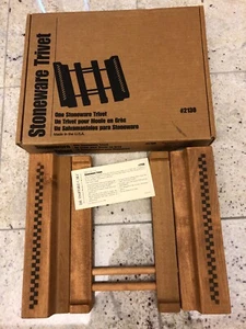 Brand New Pampered Chef Stoneware Trivet – Model #2130 1998 – In Box - Picture 1 of 1
