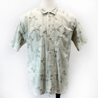 Local Motion Aloha Tropical print Hawaiian cotton shirt XL Made in USA - Image 1 of 4